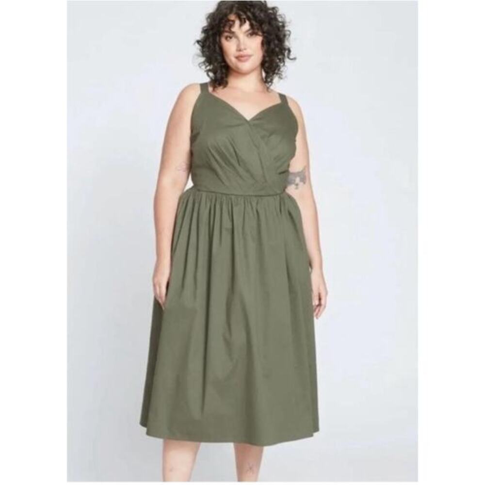 Universal Standard XS Bellport‎ Dress in Green